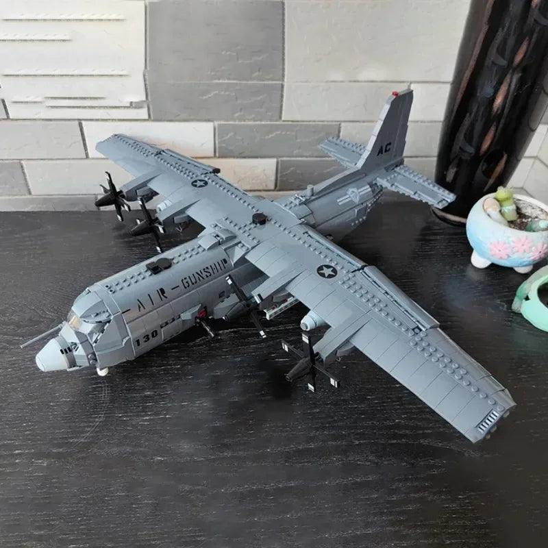 Military plane AC-130 Gunship