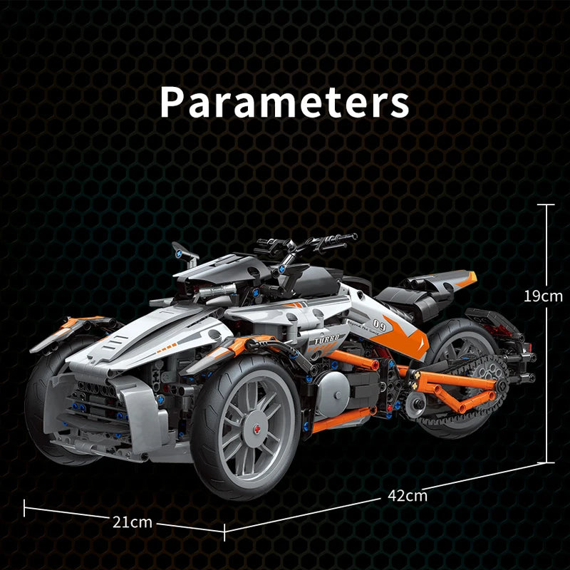 Three-wheeled motorcycle