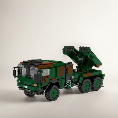 Military Rocket Launcher Truck